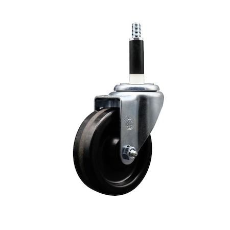 Service Caster 4'' Phenolic Wheel Swivel 7/8'' Expanding Stem Caster SCC-EX20S414-PHS-78